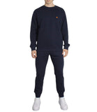 ELLESSE U Pantalone con polsino e patch logo blu