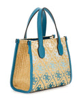 GUESS ACC D COL Mini Borsa a mano Silvana 4G logo turchese