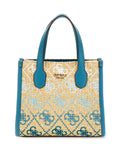 GUESS ACC D COL Mini Borsa a mano Silvana 4G logo turchese