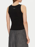 GUESS APP D COL Canotta Alexia con paillettes nero