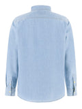 GUESS APP U COL Camicia Ronnie celeste