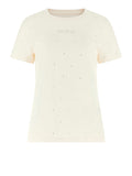 GUESS ATH D PRE T-shirt con strass e logo bianco