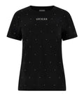 GUESS ATH D PRE T-shirt con strass e logo nero