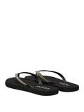 GUESS B.WEAR D COL Infradito flip flop rhinestone cinturini con strass nero