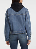 GUESS J D COL Giacca jeans oversize DENIM MEDIO