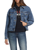 GUESS J D COL Giacca jeans oversize DENIM MEDIO