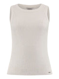 GUESS J D COL Canotta Alexia con paillettes bianco