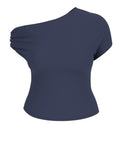 GUESS J D COL Top cut out spalla blu