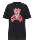 GUESS J D PRE T-shirt pink bear nero
