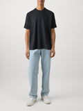 GUESS J U COL T-shirt basic logo nero
