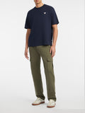 GUESS J U PRE T-shirt mini triangle BLU/B.CO