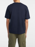 GUESS J U PRE T-shirt mini triangle BLU/B.CO