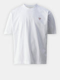 GUESS J U PRE T-shirt mini triangle bianco