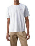 GUESS J U PRE T-shirt mini triangle bianco