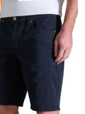 JECKERSON U Bermuda slim con toppa BLU SCURO