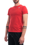 K-WAY U T-shirt le vrai edouard rosso