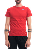 K-WAY U T-shirt le vrai edouard rosso