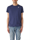 K-WAY U T-shirt le vrai edouard COBALTO