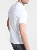 LACOSTE U Polo in jersey di cotone bianco