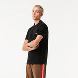 LACOSTE U Polo in Cotone Pima nero
