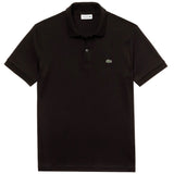LACOSTE U Polo in Cotone Pima nero