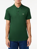 LACOSTE U Polo regular fit in pima cotton verdone