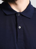 LACOSTE U Polo in Cotone Pima blu