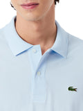 LACOSTE U Polo regular fit in cotone leggero cielo