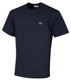 LACOSTE U T-shirt basic con logo blu