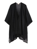 Poncho spolverino in lurex