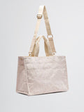 LIU JO ACC1 Borsa tote jacquard L CHAMPAGNE
