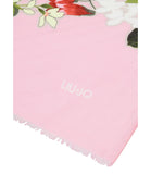 LIU JO ACC1 Stola flower ramage NATURALE