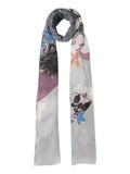 LIU JO ACC1 Stola flower ramage nero