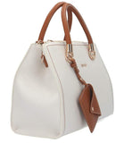 LIU JO ACC1 Borsa satchel con manico contrasto CREMA