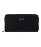 LIU JO ACC1 Portafoglio zip around XL nero