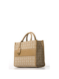 LIU JO ACC1 Shopping bag tote M loghi beige