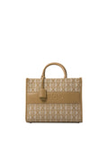 LIU JO ACC1 Shopping bag tote M loghi beige