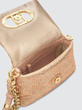 LIU JO ACC1 Tracollina con strass Small cipria