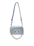 LIU JO ACC1 Borsa a tracolla con strass e catena DENIM