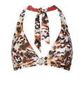 LIU JO BEACHWEAR Costume animalier a triangolo multicolor