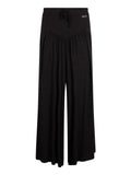 LIU JO BEACHWEAR Pantalone palazzo in jersey nero