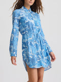 LIU JO BEACHWEAR Abito chemisier stampa water DENIM