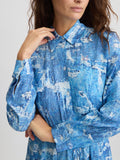 LIU JO BEACHWEAR Abito chemisier stampa water DENIM