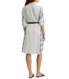 LIU JO BEACHWEAR Abito chemisier con cintura B.CO NERO