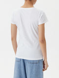 LIU JO BEACHWEAR T-shirt basic con logo B.CO/DENIM