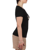 LIU JO BEACHWEAR T-shirt con logo grande nero