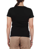 LIU JO BEACHWEAR T-shirt con logo grande nero