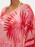 LIU JO BEACHWEAR Kaftano da mare a fantasia rosa