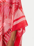 LIU JO BEACHWEAR Kaftano da mare a fantasia rosa