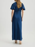 LIU JO BLACK Abito da cerimonia blu con maniche ad aletta blu